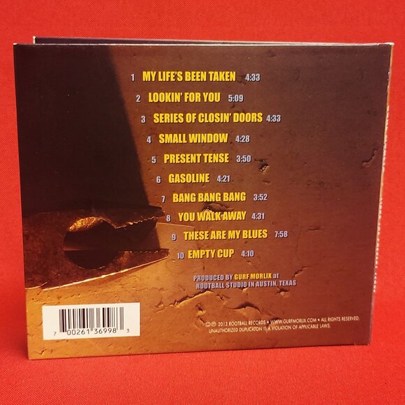 Gurf Morlix Finds The Present Tense 2013 CD Signed - Picture 2 of 8